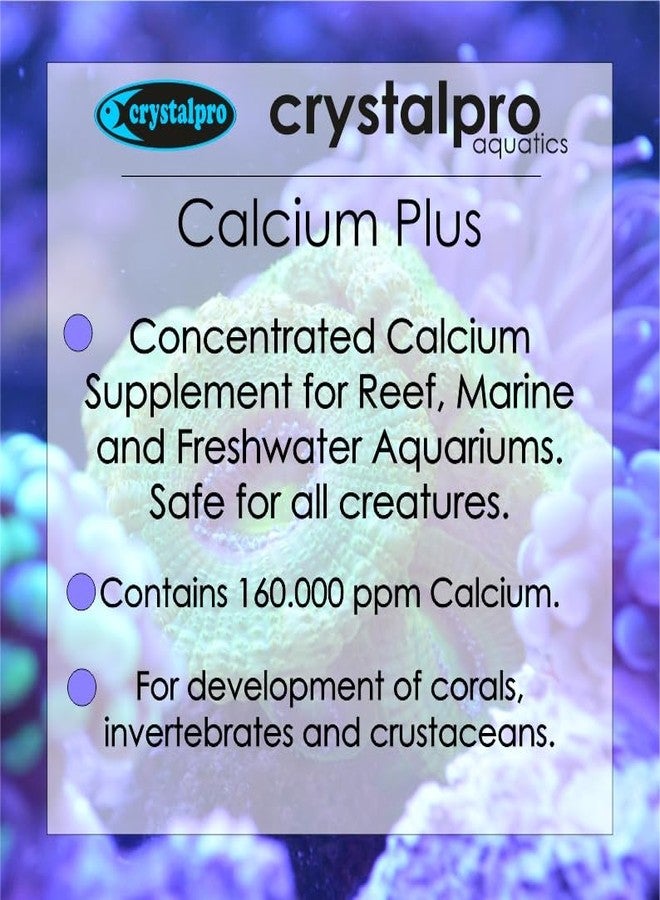 Crystalpro Calcium Plus - Highly Concentrated Liquid Calcium for Marine, Reef Aquariums and Freshwater Snails - Contains 160.000 ppm Calcium (4.22 Fl Oz) - Image 3